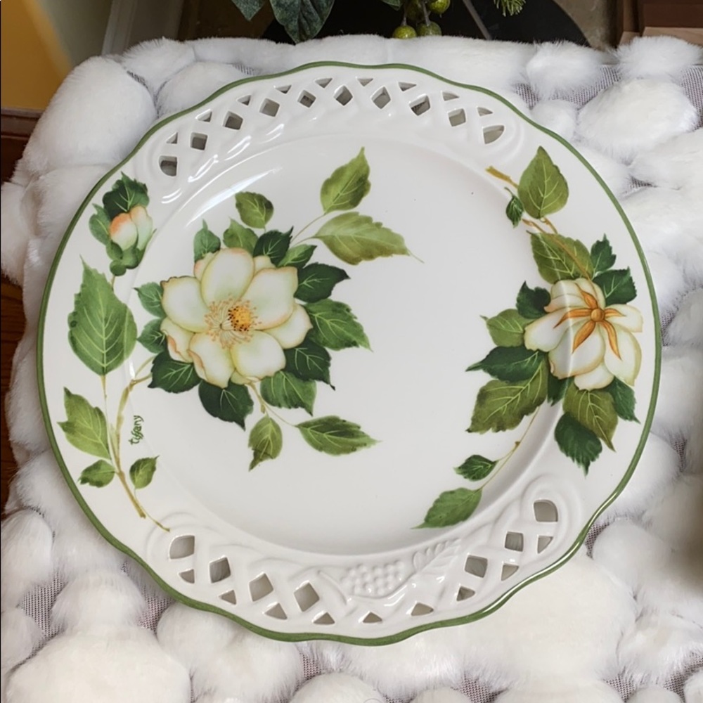 Vintage Italy Brunelli "Tiffany" 12” Serving Plate